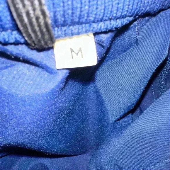 VTG 80s Penfeld Men’s 1/4 Snap Pullover. Sz: M. Navy w/ Grey Horizontal Stripe. - Picture 8 of 15